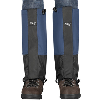 Dark Blue Hiking Gaiters, Waterproof, Adjustable