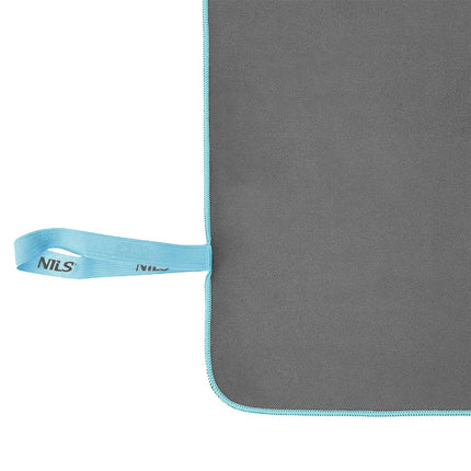 Dark Gray Microfibre Towel, 200x90 cm
