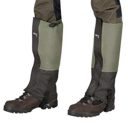 Dark Green Hiking Gaiters, Waterproof, Adjustable