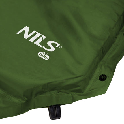 Dark Green Self-Inflating Camping Mat, Compact