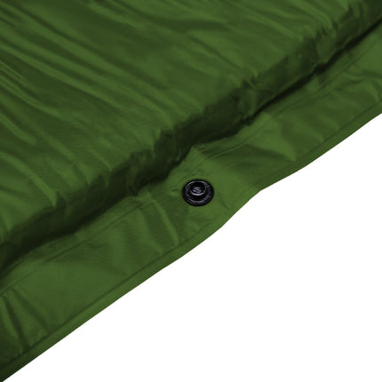 Dark Green Self-Inflating Camping Mat, Compact