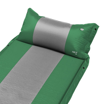 Dark Green Self-Inflating Camping Mat, Compact