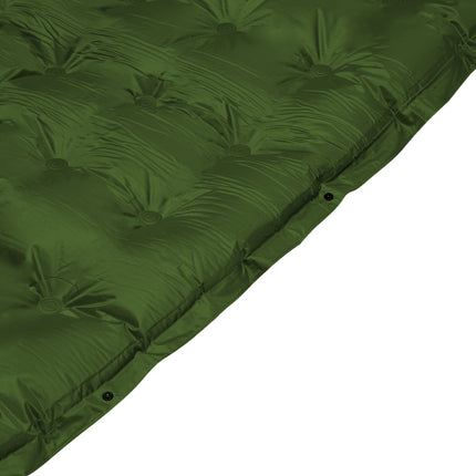 Dark Green Self-Inflating Camping Mat, Compact