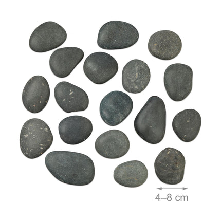Dark Grey Paintable Stones, 3 kg – Creative Crafting