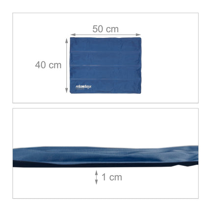 Dark blue cooling mat for dogs
