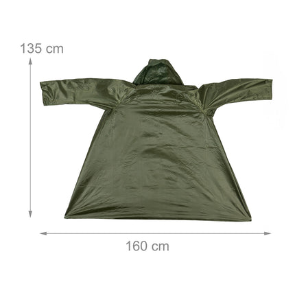 Dark green mackintosh