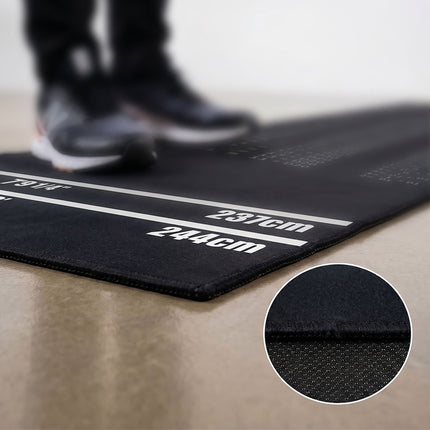 Dart Mat with Oche Line, 60x260 cm, Non-Slip