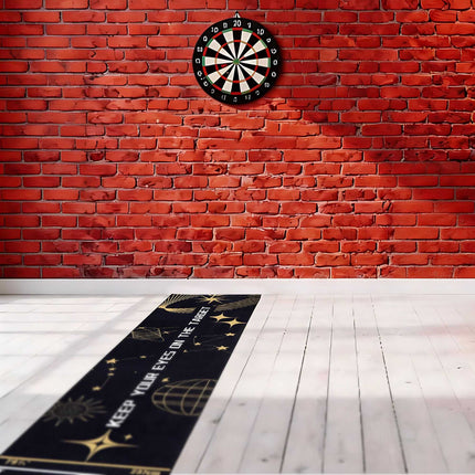 Dart Mat with Oche Line, 60x260 cm, Non-Slip