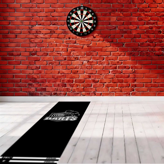 Dart Mat with Oche Line, 60x260 cm, Non-Slip