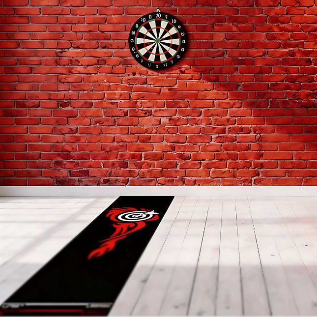Dart Mat with Oche Line, 60x260 cm, Non-Slip
