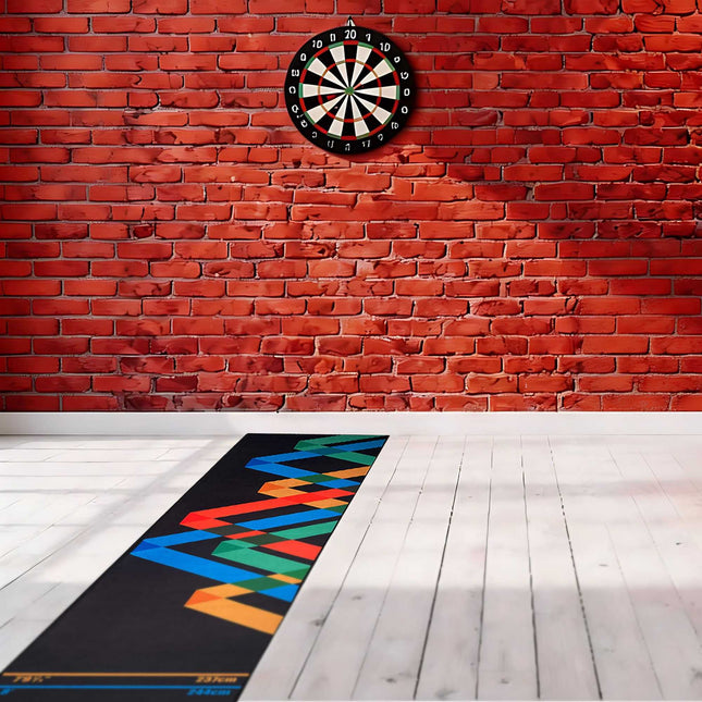 Dart Mat with Official Oche Line, 60x260 cm, Non-Slip