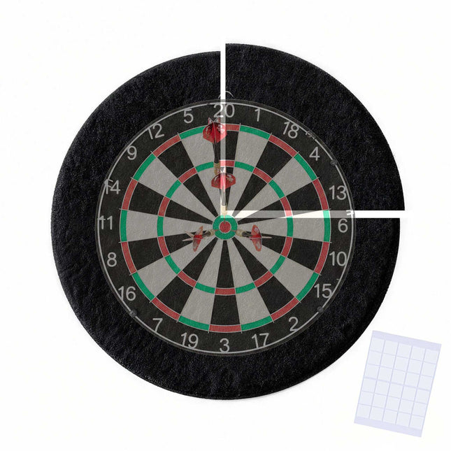Dartboard Surround, 4-Piece Felt, Noise Reduction