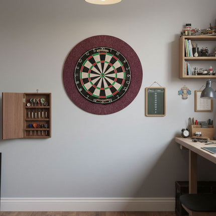 Dartboard Surround, 4-Piece Felt, Noise Reduction