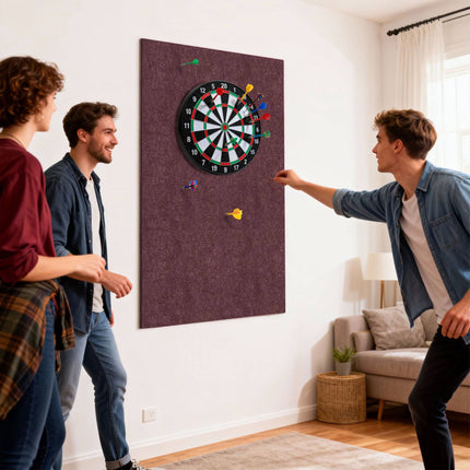 Dartboard Surround, 6-Piece Felt Protection Mat