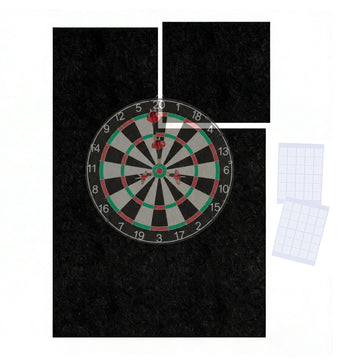Dartboard Surround, 6-Piece Felt Wall Protector