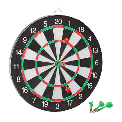 Dartboard X2 with arrows
