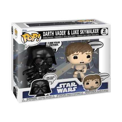 Darth Vader & Luke Skywalker Funko Pop! Vinyl Figures, 2-Pack