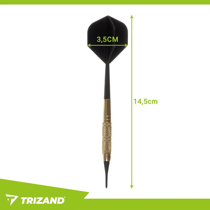 Darts Set for Electronic Dartboard, 12 Pcs + 200 Tips