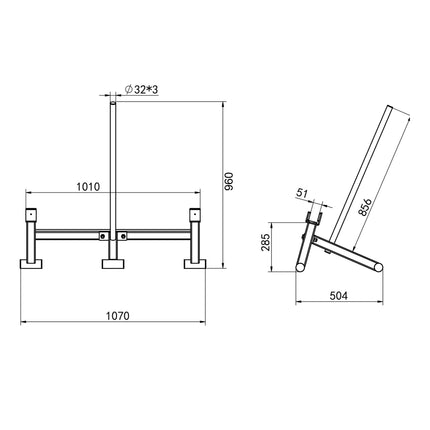 Deadlift Barbell Jack – Commercial Grade Steel