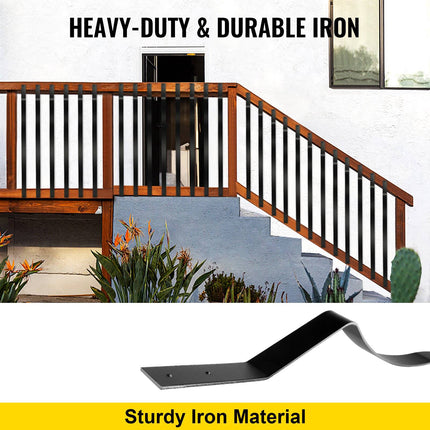Deck Balusters, 51 Pack 32.25-Inch Iron, Black