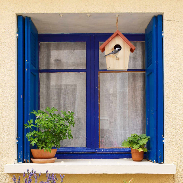 Deco Birdhouse Orange Roof
