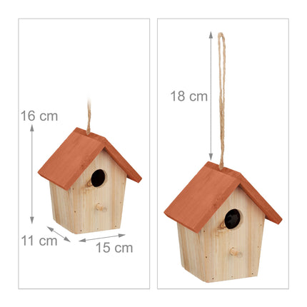 Deco Birdhouse Orange Roof