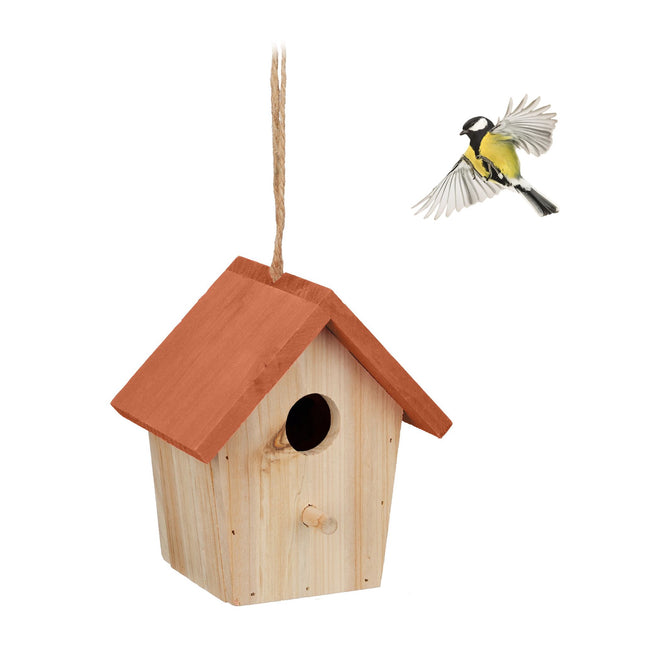Deco Birdhouse Orange Roof