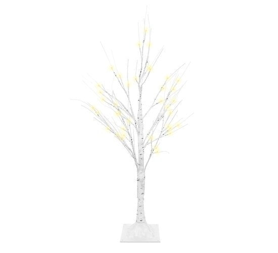 Decorative birch tree 180cm - LED lamps 31V
