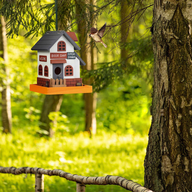 Decorative bird house pub