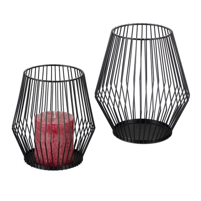 Decorative candlesticks, 2 pcs