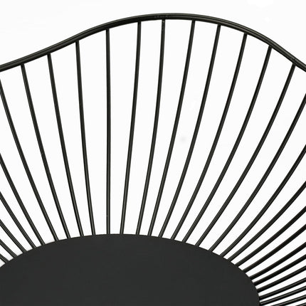 Decorative metal fruit bowl