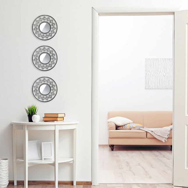 Decorative mirror set of 3