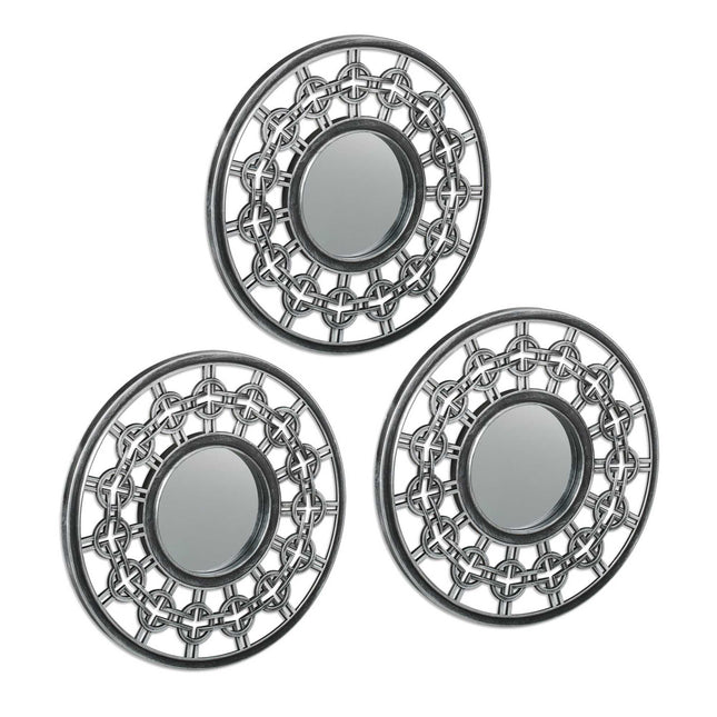 Decorative mirror set of 3