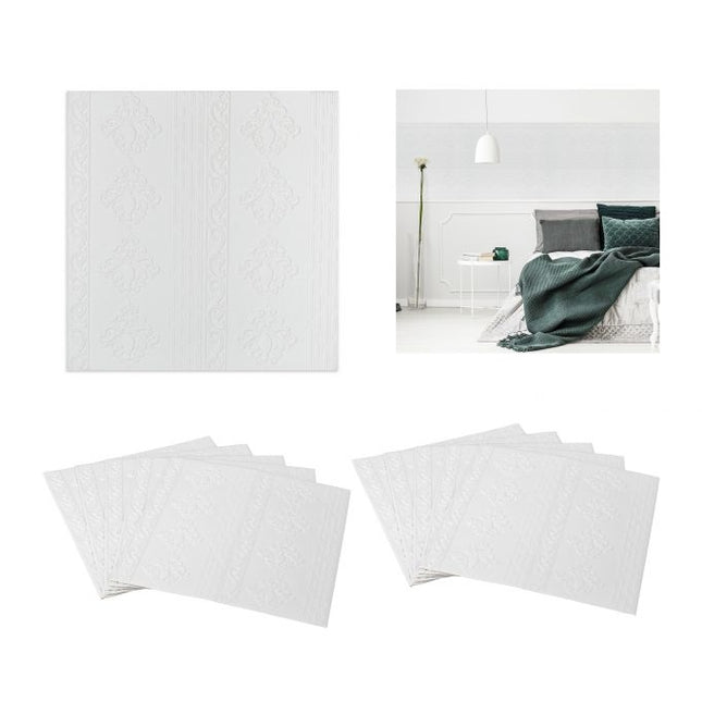 Decorative plastic baroque set of 10