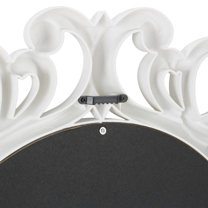 Decorative round wall mirror