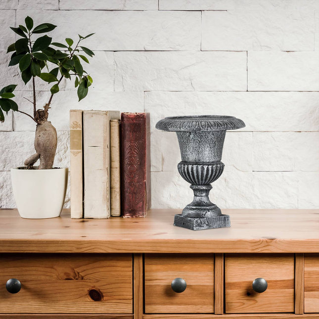 Decorative vase in cast iron