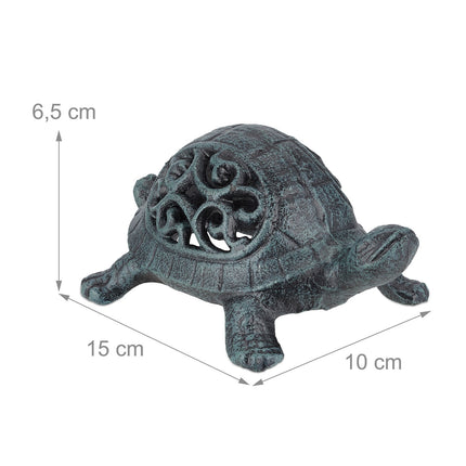 Deco turtle cast iron