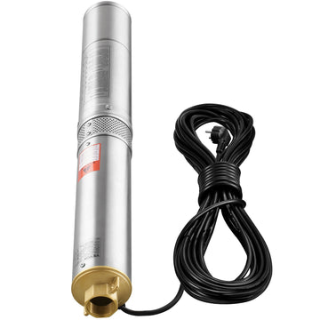 Deep Well Submersible Pump, 370W 230V, 50m Head