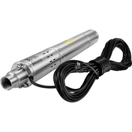 Deep Well Submersible Pump, 550W, 108 m Head, 20 m Cord