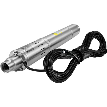 Deep Well Submersible Pump, 550W, 108 m Head, 20 m Cord