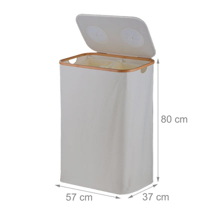 Deposit Bottle Recycling Bin, 2 Sections, 60–100 Bottles