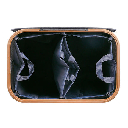Deposit Bottle Recycling Bin, 2 Sections, 60–100 Bottles