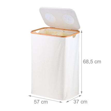 Deposit Bottle Recycling Bin, 2 Sections, 60–100 Bottles