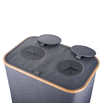 Deposit Bottle Recycling Bin, 2 Sections, 60–100 Bottles