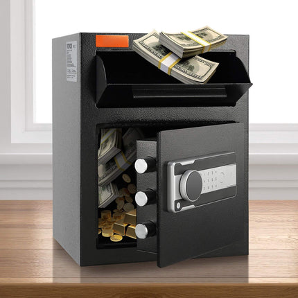 Depository Safe 1.7 Cu Ft, Drop Slot, Electronic Lock
