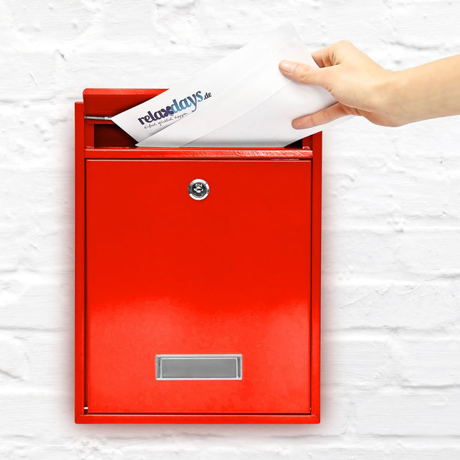 Design mailbox 35 cm in different colors