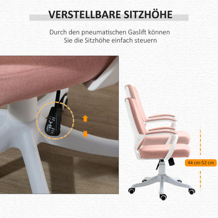 Ergonomic desk chair, adjustable height, thick padding