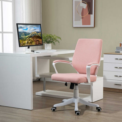 Ergonomic desk chair, adjustable height, thick padding