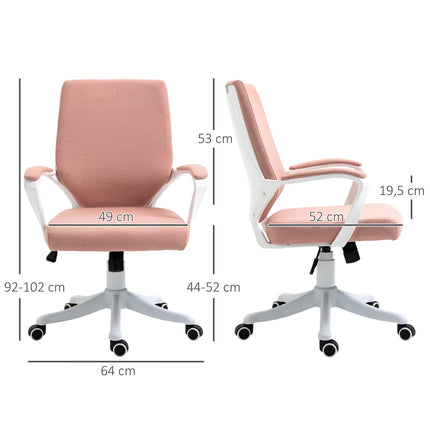 Ergonomic desk chair, adjustable height, thick padding