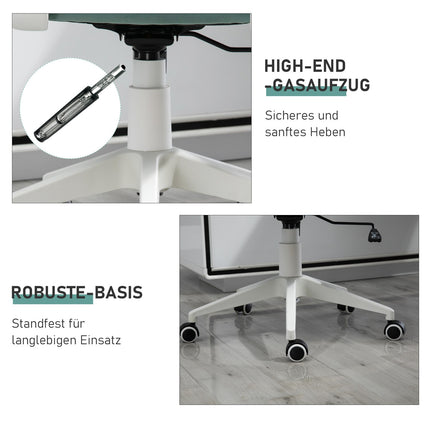 Ergonomic desk chair, adjustable height, tilt function